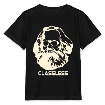 Karl Marx Klassenlose Gesellschaft - Stanley/Stella Kinder T-Shirt MINI CREATOR  - Schwarz - Vorne - Mikhail (115cm)