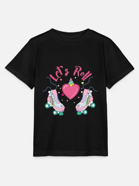 Rollschuh Mädchen - Stanley/Stella Kinder T-Shirt MINI CREATOR - Schwarz