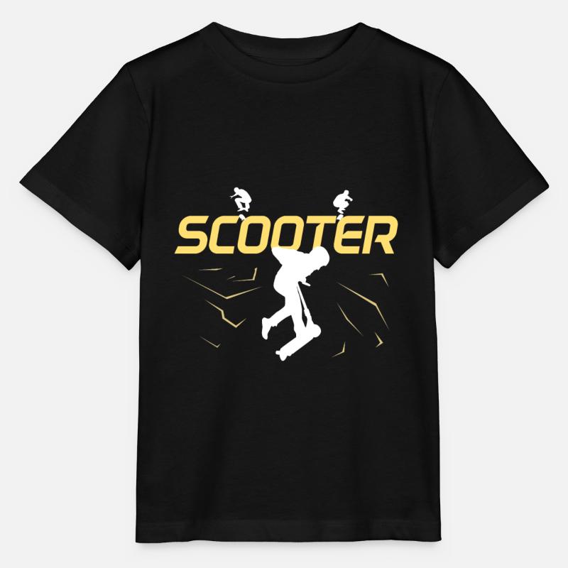 Scooter Roller Sport - Stanley/Stella Kinder T-Shirt MINI CREATOR  - Schwarz
