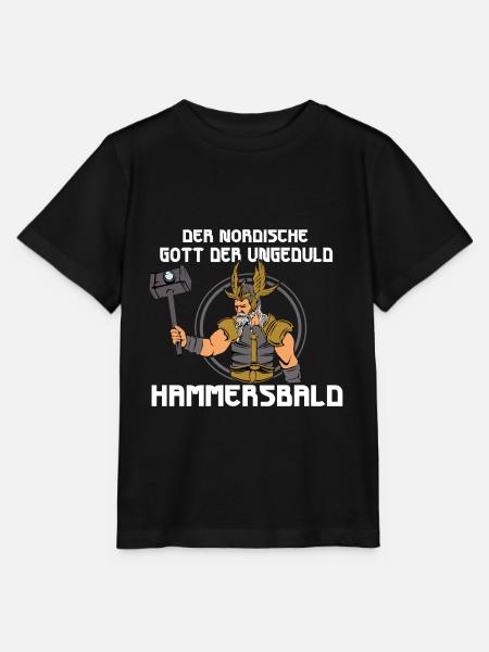Nordischer Gott Hammersbald - Stanley/Stella Kinder T-Shirt MINI CREATOR - Schwarz