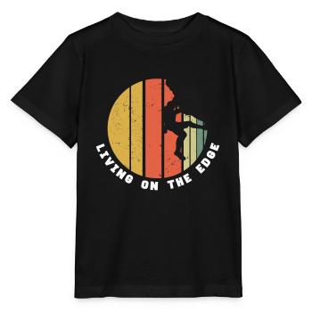 Climbing Mountaineering Bouldering Sport Climbing - Stanley/Stella MINI CREATOR Kids’ T-Shirt - black - Front - Mikhail (115cm)