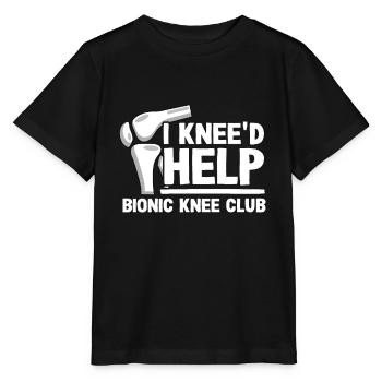 Künstliches Knie Geschenk Knie Operation Genesung - Stanley/Stella Kinder T-Shirt MINI CREATOR  - Schwarz - Vorne - Mikhail (115cm)