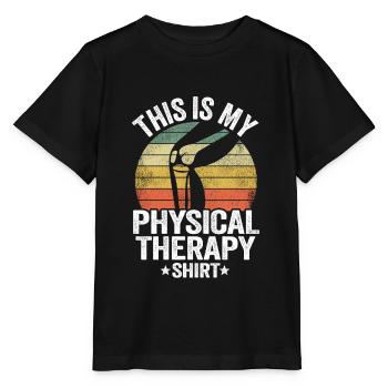 Künstliches Knie Knie Operation Physio Therapie - Stanley/Stella Kinder T-Shirt MINI CREATOR  - Schwarz - Vorne - Mikhail (115cm)