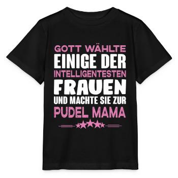 Pudel - Stanley/Stella Kinder T-Shirt MINI CREATOR  - Schwarz - Vorne - Mikhail (115cm)