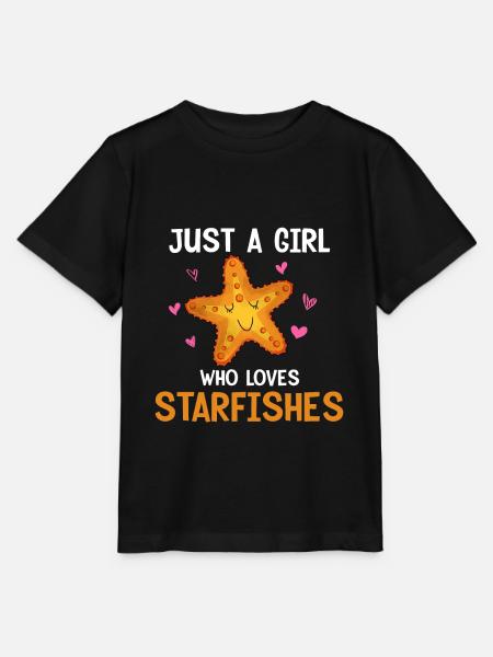Seestern - Stanley/Stella Kinder T-Shirt MINI CREATOR  - Schwarz