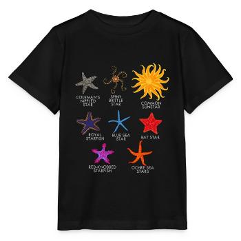 Seestern - Stanley/Stella Kinder T-Shirt MINI CREATOR  - Schwarz - Vorne - Mikhail (115cm)