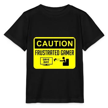 Frustrated Gamer deposit, gift voucher for Gamers - Stanley/Stella MINI CREATOR Kids’ T-Shirt - black - Front - Mikhail (115cm)