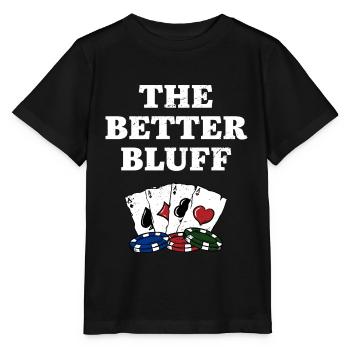 Le meilleur Bluff Drôle De Jeu d’Humour - T-shirt bio MINI CREATOR Stanley/Stella Enfant - noir - Devant - Mikhail (115cm)