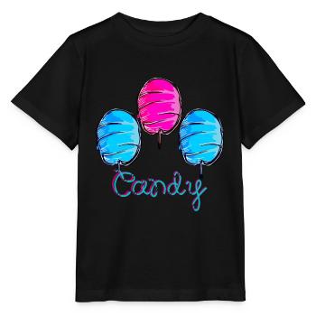 cotton candy - Stanley/Stella MINI CREATOR Kids’ T-Shirt - black - Front - Mikhail (115cm)