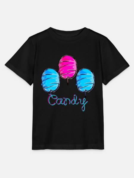 Zuckerwatte - Stanley/Stella Kinder T-Shirt MINI CREATOR - Schwarz