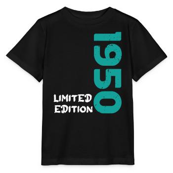 Anniversaire 1950 vintage 1950 né en 1950 - T-shirt bio MINI CREATOR Stanley/Stella Enfant - noir - Devant - Mikhail (115cm)