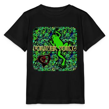 Forever Young - Club WoW - T-shirt bio MINI CREATOR Stanley/Stella Enfant - noir - Devant - Mikhail (115cm)