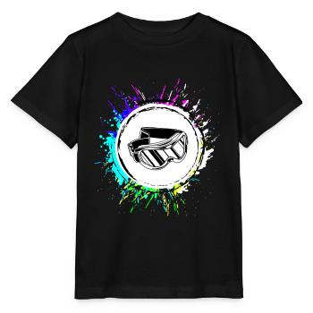 Skibrille icon - Stanley/Stella Kinder T-Shirt MINI CREATOR  - Schwarz - Vorne - Mikhail (115cm)