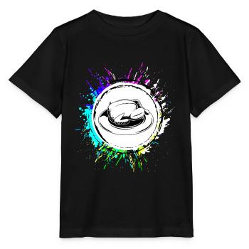 Chicken icon icon - Stanley/Stella MINI CREATOR Kids’ T-Shirt - black - Front - Mikhail (115cm)