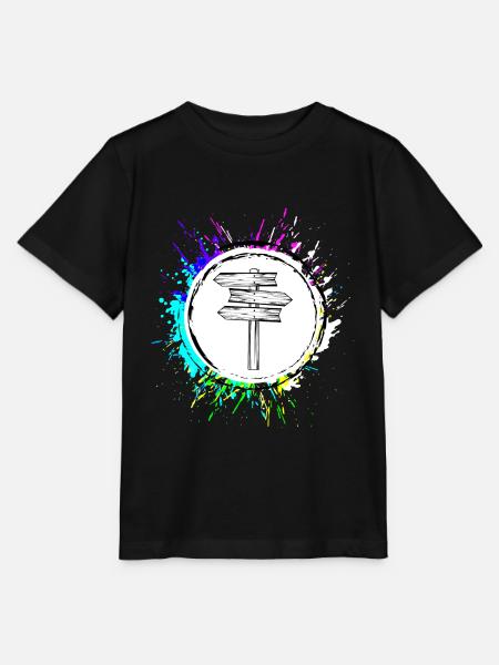 Wegweiser Reisen - Stanley/Stella Kinder T-Shirt MINI CREATOR - Schwarz