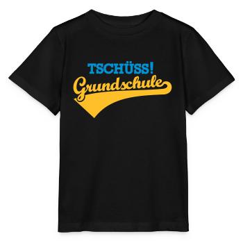 Tschüss Grundschule - Stanley/Stella Kinder T-Shirt MINI CREATOR  - Schwarz - Vorne - Mikhail (115cm)