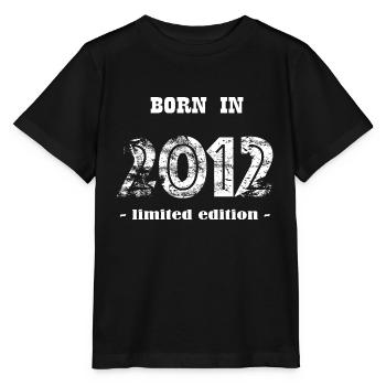 NÉ EN 2012 - édition limitée - T-shirt bio MINI CREATOR Stanley/Stella Enfant - noir - Devant - Mikhail (115cm)