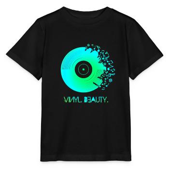 Vinyl schoonheid - Stanley/Stella Kinder-T-shirt MINI CREATOR  - zwart - Voor - Mikhail (115cm)