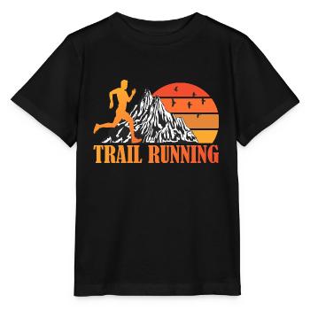 Trail Running Hit The Trail Gift x Trail Runner - Stanley/Stella MINI CREATOR Kids’ T-Shirt - black - Front - Mikhail (115cm)