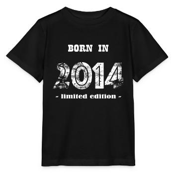 NÉ EN 2014 - édition limitée - T-shirt bio MINI CREATOR Stanley/Stella Enfant - noir - Devant - Mikhail (115cm)
