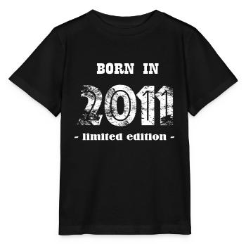 NÉ EN 2011 - édition limitée - T-shirt bio MINI CREATOR Stanley/Stella Enfant - noir - Devant - Mikhail (115cm)