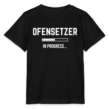 Installateur de poêles en cours - T-shirt bio MINI CREATOR Stanley/Stella Enfant - noir - Devant - Mikhail (115cm)