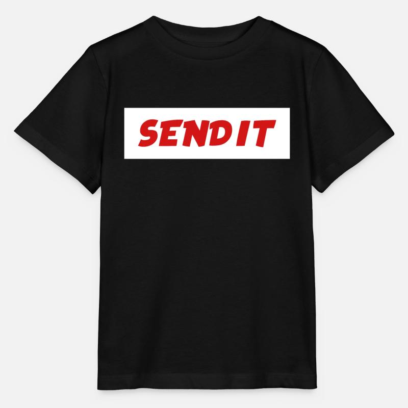 Send it - T-shirt bio MINI CREATOR Stanley/Stella Enfant - noir