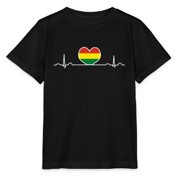 Bolivien - Stanley/Stella Kinder T-Shirt MINI CREATOR  - Schwarz - Vorne - Mikhail (115cm)