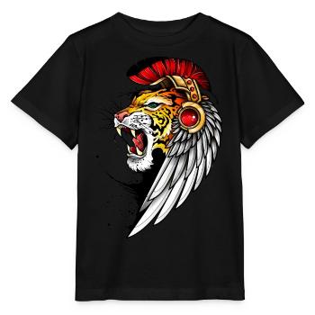 Rugissement sauvage - T-shirt bio MINI CREATOR Stanley/Stella Enfant - noir - Devant - Mikhail (115cm)