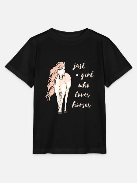 Horse Sayings Horses Rider Horses Girl Gift - Stanley/Stella MINI CREATOR Kids’ T-Shirt - black