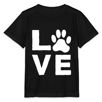 Chien Amour Chien Amour Chien Amour Patte - T-shirt bio MINI CREATOR Stanley/Stella Enfant - noir - Devant - Mikhail (115cm)