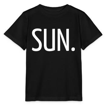 Sun. - Stanley/Stella MINI CREATOR Kids’ T-Shirt - black - Front - Mikhail (115cm)