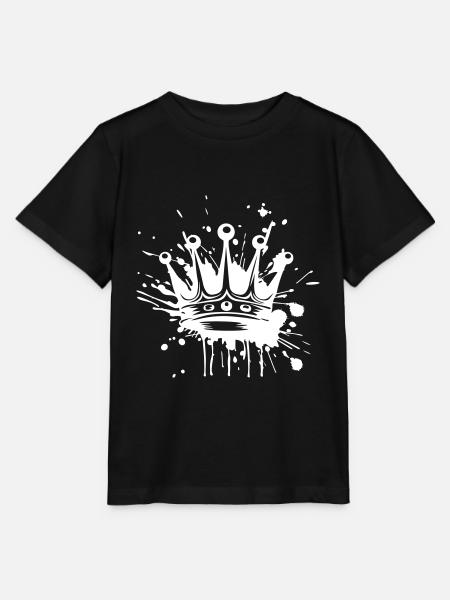 Krone Royal - Stanley/Stella Kinder T-Shirt MINI CREATOR  - Schwarz