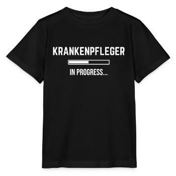 Krankenpfleger In Progress - Stanley/Stella Kinder T-Shirt MINI CREATOR  - Schwarz - Vorne - Mikhail (115cm)