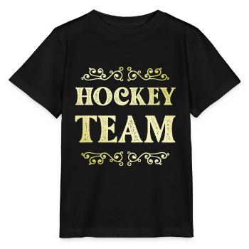 Hockey Team - Stanley/Stella MINI CREATOR Kids’ T-Shirt - black - Front - Mikhail (115cm)