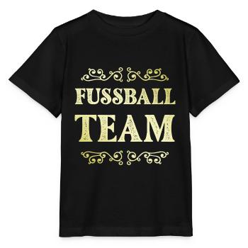Équipe de football - T-shirt bio MINI CREATOR Stanley/Stella Enfant - noir - Devant - Mikhail (115cm)