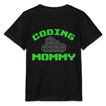 Programmierer Mama Coding Mommy Design - Stanley/Stella Kinder T-Shirt MINI CREATOR  - Schwarz - Vorne - Mikhail (115cm)