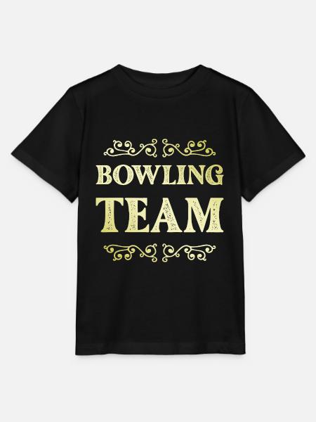 Bowling Team - Stanley/Stella Kinder T-Shirt MINI CREATOR - Schwarz