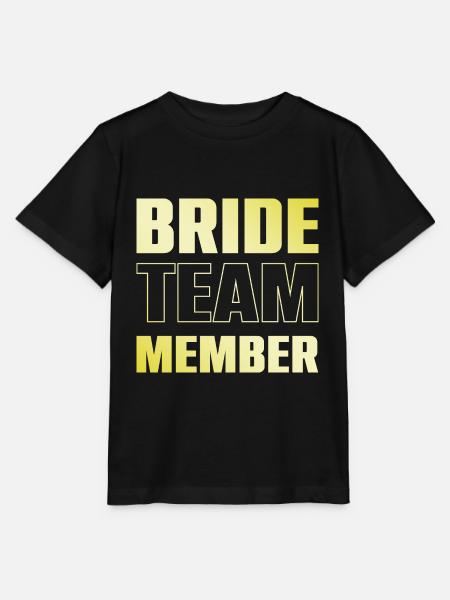 Bride Team - Stanley/Stella Kinder T-Shirt MINI CREATOR - Schwarz