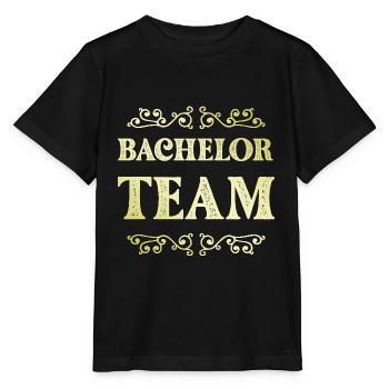 Bachelor Team - Stanley/Stella Kinder T-Shirt MINI CREATOR  - Schwarz - Vorne - Mikhail (115cm)