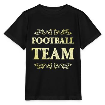 Football Team - Stanley/Stella MINI CREATOR Kids’ T-Shirt - black - Front - Mikhail (115cm)