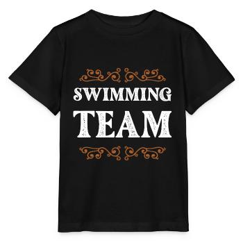 Swimming Team - Stanley/Stella MINI CREATOR Kids’ T-Shirt - black - Front - Mikhail (115cm)