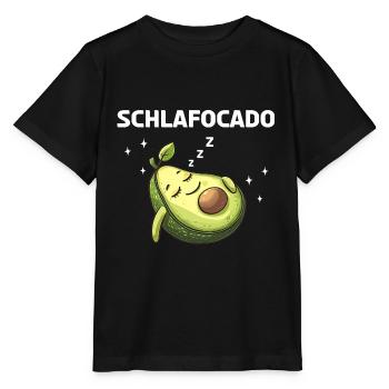 Sleep Ocado - Funny Avocado Design - Stanley/Stella MINI CREATOR Kids’ T-Shirt - black - Front - Mikhail (115cm)