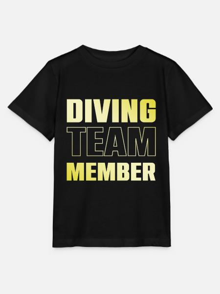 Diving Team - Stanley/Stella Kinder T-Shirt MINI CREATOR - Schwarz