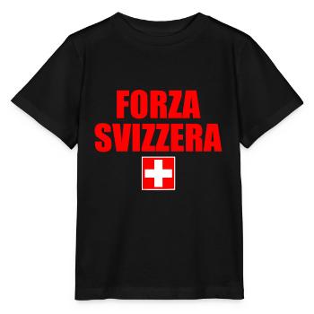 La force suisse - T-shirt bio MINI CREATOR Stanley/Stella Enfant - noir - Devant - Mikhail (115cm)