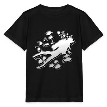 Tauchen Taucher - Stanley/Stella Kinder T-Shirt MINI CREATOR  - Schwarz - Vorne - Mikhail (115cm)
