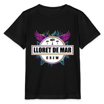 Lloret De Mar Crew Tropisch - Stanley/Stella Kinder T-Shirt MINI CREATOR  - Schwarz - Vorne - Mikhail (115cm)