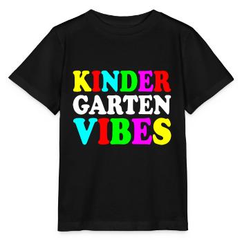kindergarten vibes - Stanley/Stella Kinder T-Shirt MINI CREATOR  - Schwarz - Vorne - Mikhail (115cm)