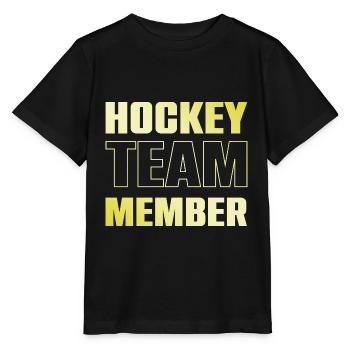 hockey team - Stanley/Stella MINI CREATOR Kids’ T-Shirt - black - Front - Mikhail (115cm)
