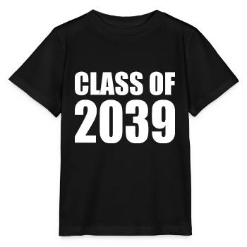 Class of 2039 - Stanley/Stella Kinder T-Shirt MINI CREATOR  - Schwarz - Vorne - Mikhail (115cm)